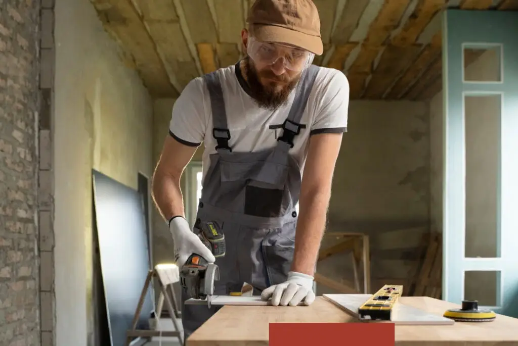 Skilled finisher able to perform precise work thanks to Demo Pros' clean, dust-free demolition services in Montana.
