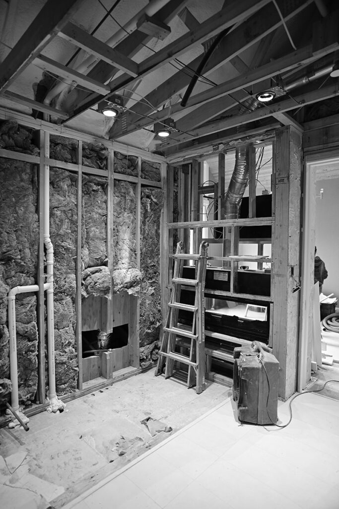 Asbestos testing during a residential demo